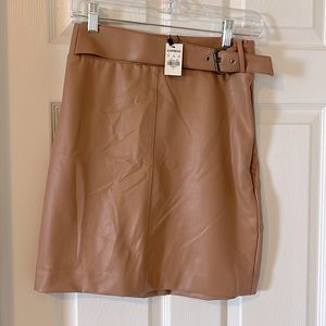 Express faux leather mini skirt, NWT